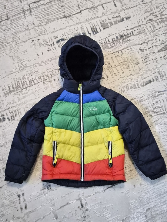 L.L. Bean Other - L.L. Bean Colorblock Puffer Jacket - Rainbow Stripes